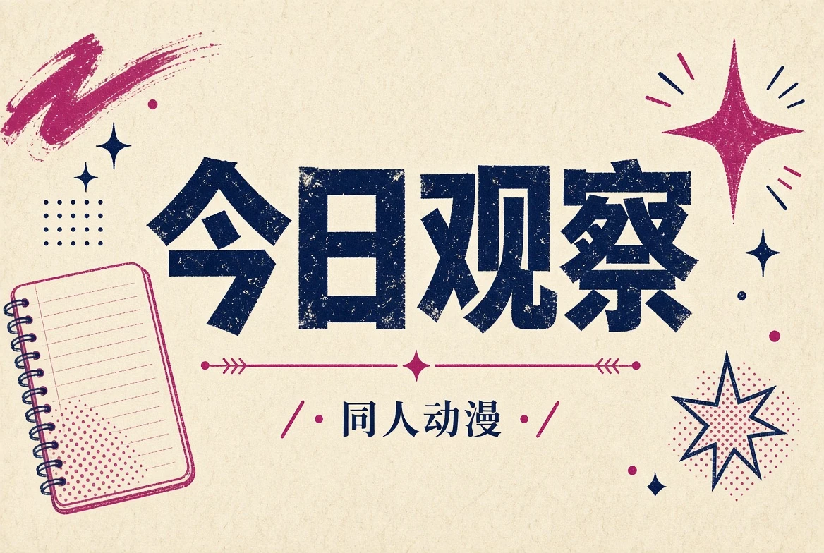 今日观察动漫杂志章节主题画面